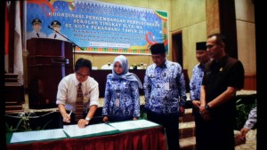 Penandatangan MoU dengan BPA Kota Pekanbaru