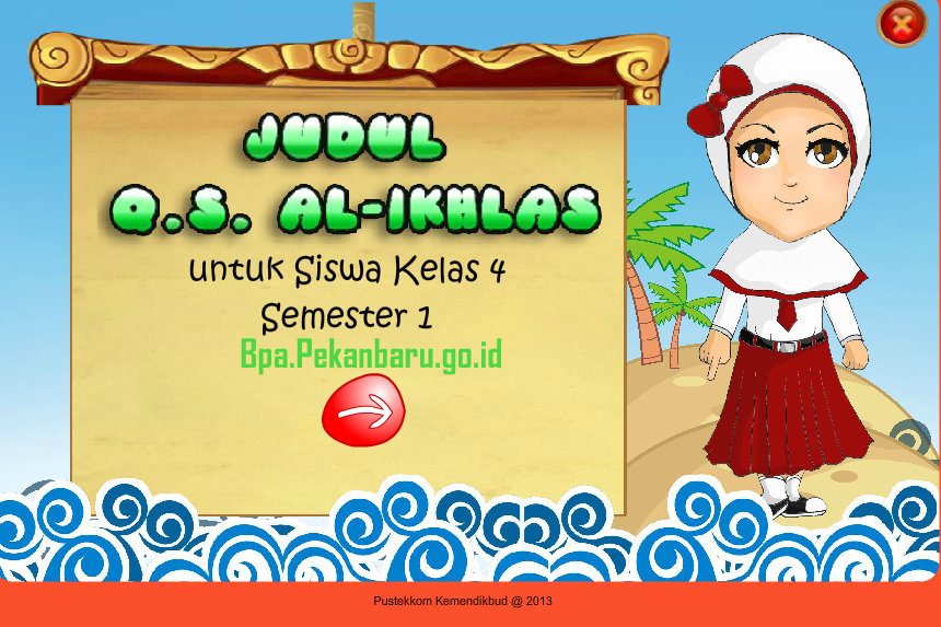 Rumah belajar BPA Sd Pendidikan Agama Islam 44 Alqu'an surah al ikhlas