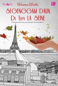 Segenggam daun di tepi la seine