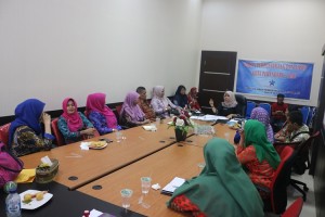 Sambutan Kepala Dinas Perpustakaan dan Kearsipan sebelum MoU