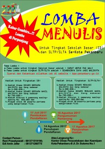 LOMBA MENULIS DIPERPANJANG LOMBA MENULIS DIPERPANJANG