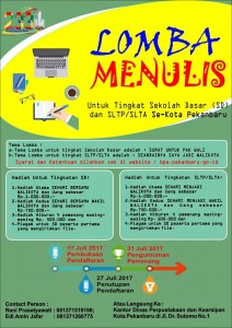Lomba Menulis Surat 2017 Lomba Menulis Surat 2017