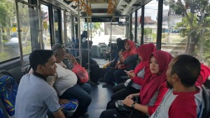 Cara menuju Pustaka Kota dengan TRansmetro