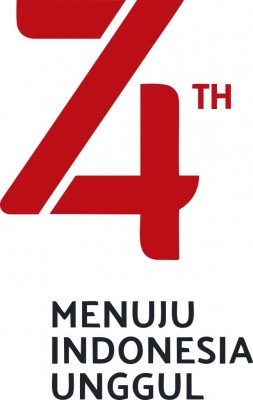 logo hut RI ke 74 tahun 2019 kcl