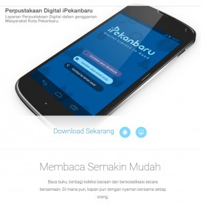 Aplikasi perpustakaan digital iPekanbaru dalam menghadapi revolusi industri 4.0