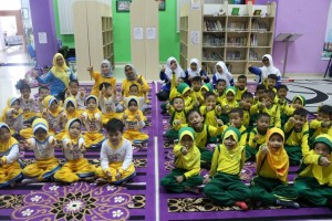 kunjungan TK ke dispusip